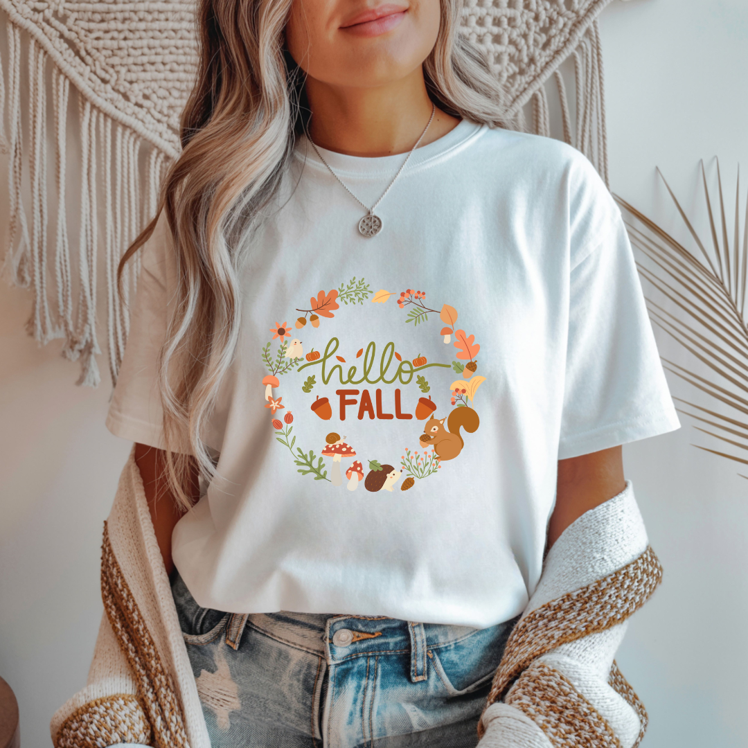 Hello Fall Unisex T-Shirt