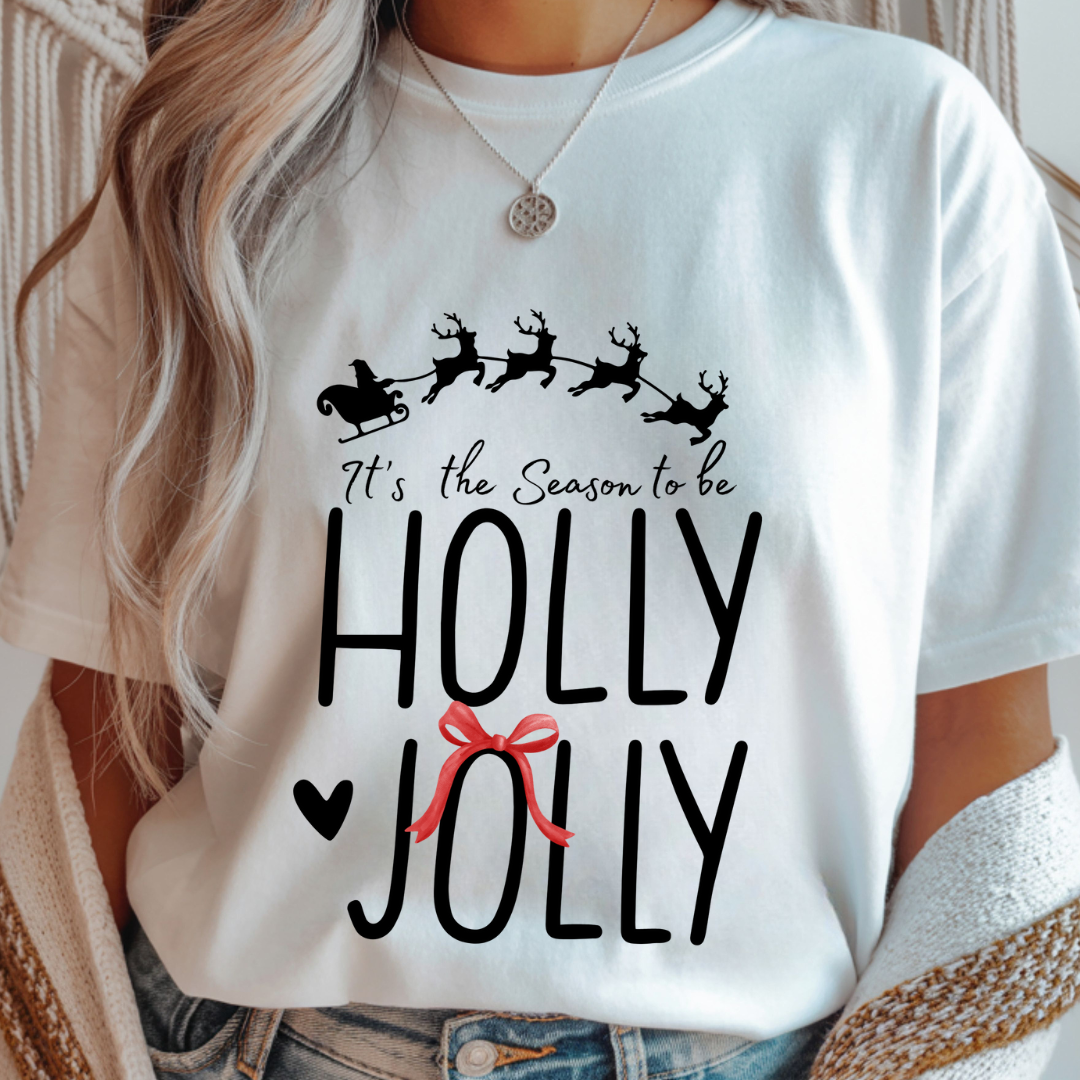 It's the Season to Be Holly Jolly - Winter Unisex T-Shirt