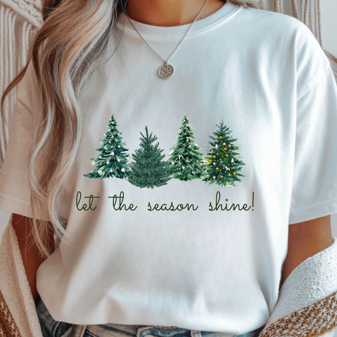 Let the Season Shine! - Christmas Unisex T-Shirt