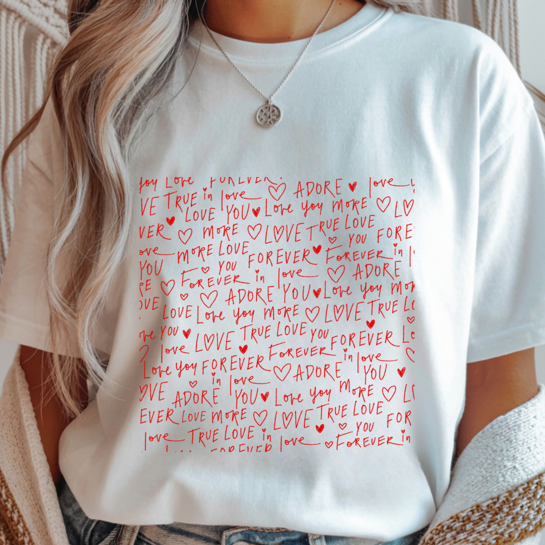 Love Words - Valentines Day Unisex T-Shirt