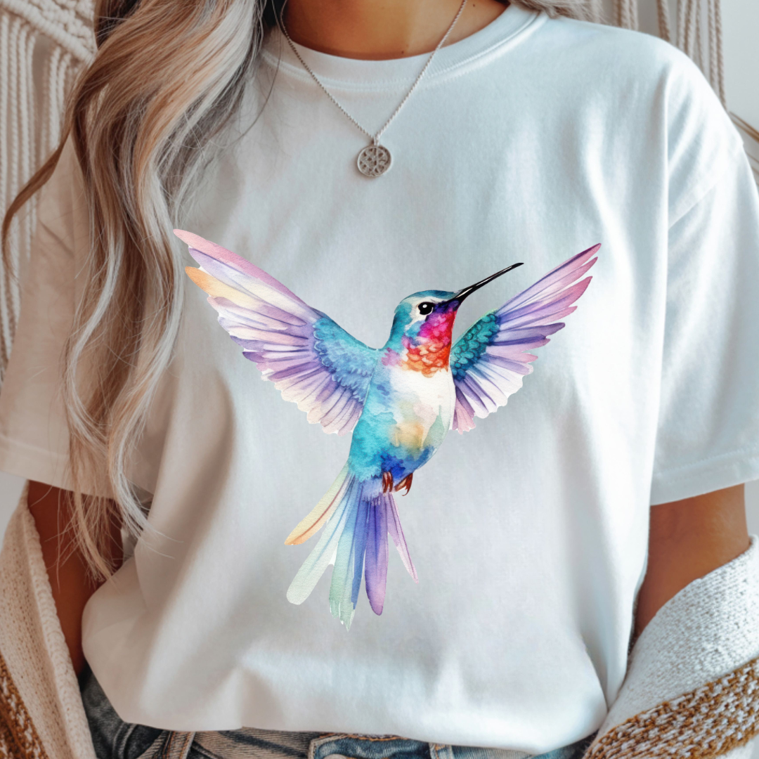 Pastel Hummingbird - Spring Unisex T-Shirt