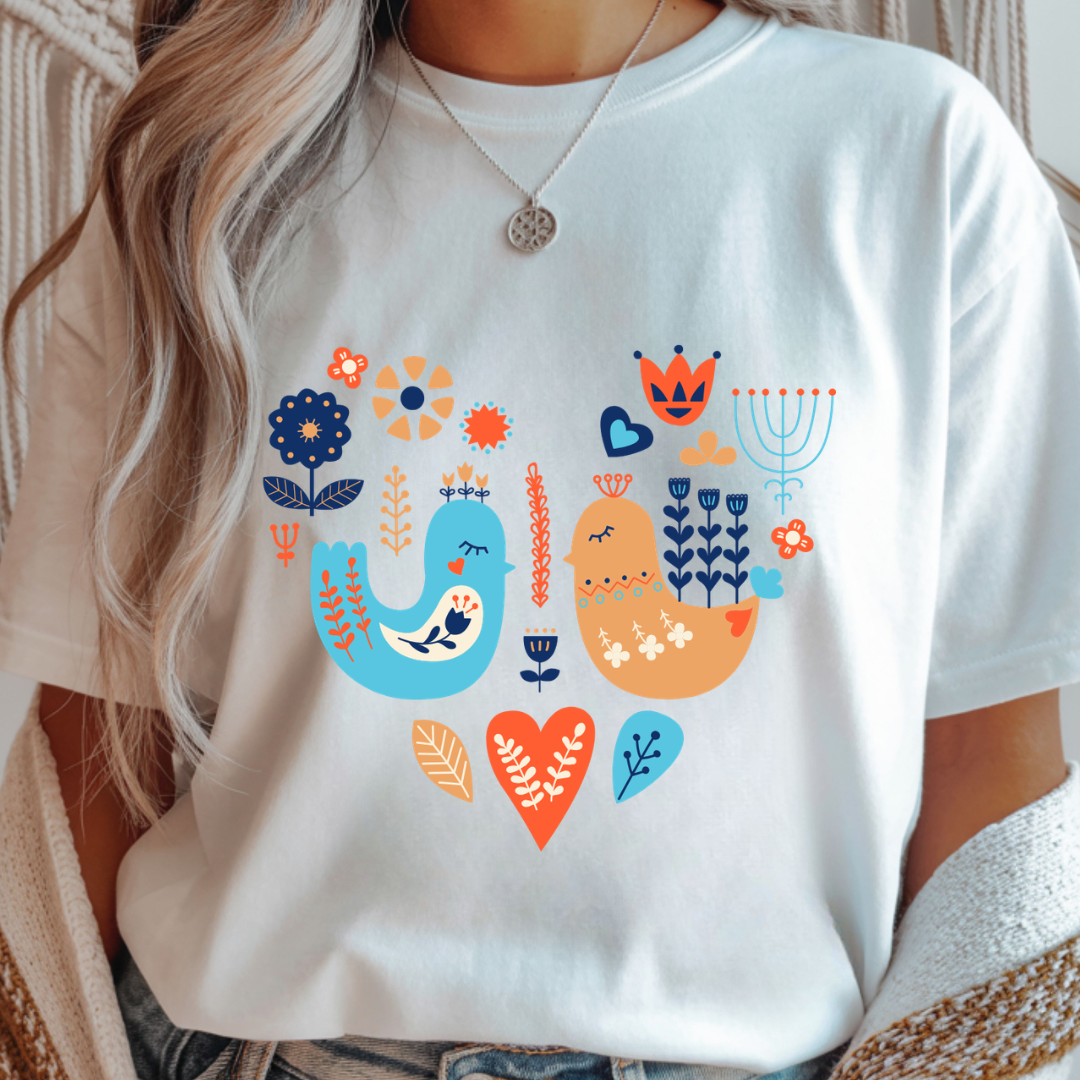 Scandinavian Folk Art - Spring Unisex T-Shirt