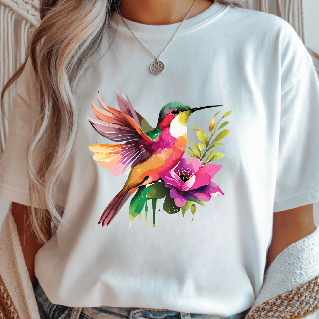 Vivid Hummingbird - Spring Unisex T-Shirt