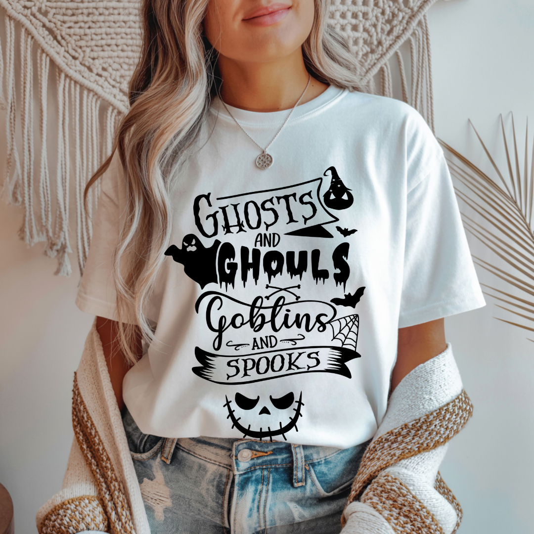 Ghosts, Ghouls - Halloween Unisex T-Shirt