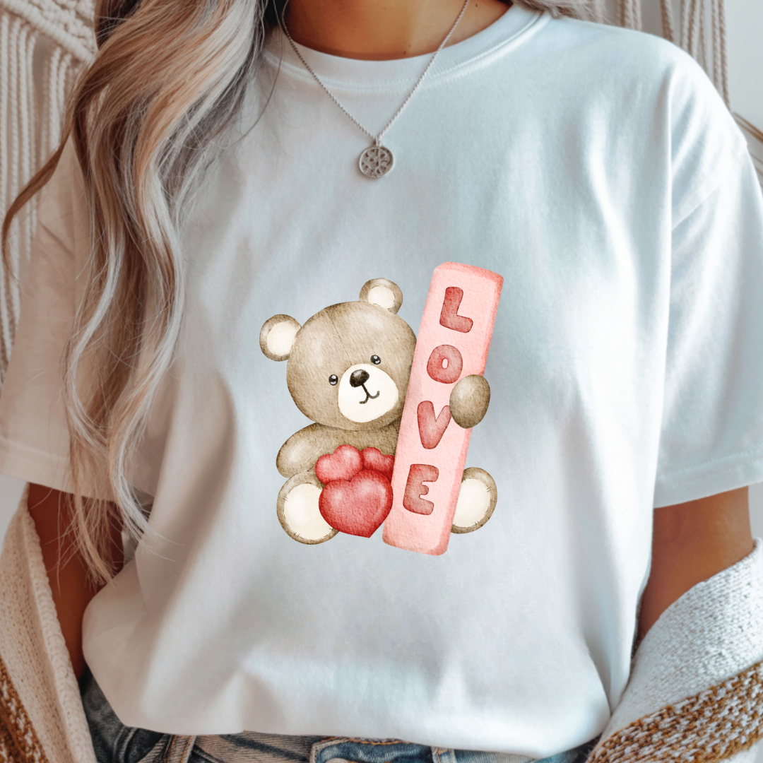 Valentine Bear - Valentines Day Unisex T-Shirt