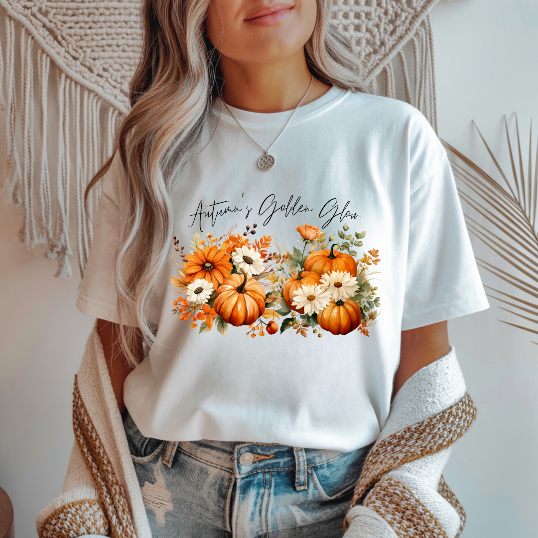 Autumn's Golden Glow - Fall Unisex T-Shirt
