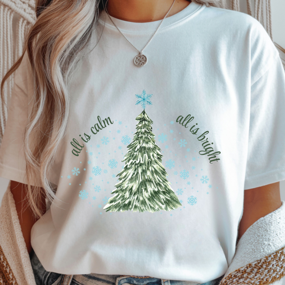 All is calm - All is bright - Winter Unisex T-Shirt