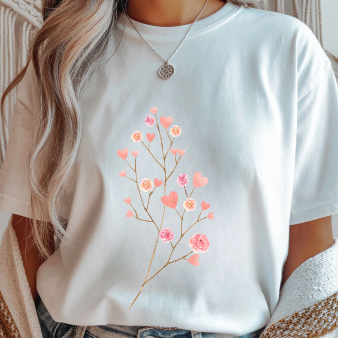 Love Branch - Valentines Day Unisex T-Shirt