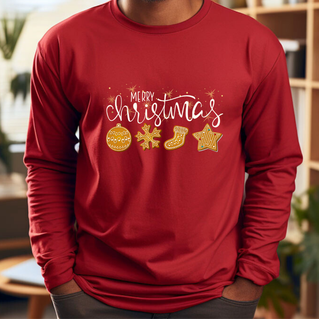 Christmas Cookies - Winter Unisex Jersey Long Sleeve Tee