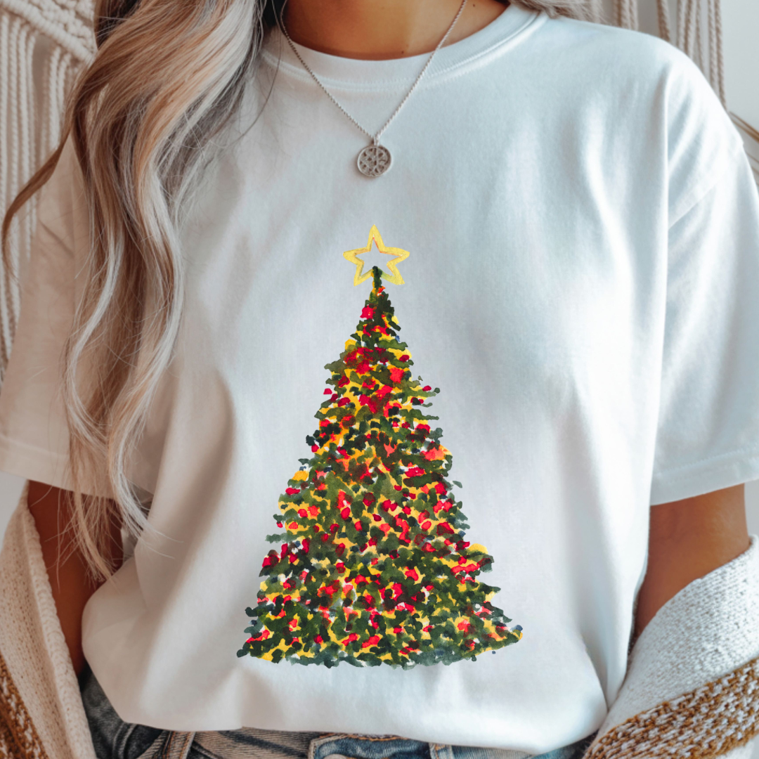 Shiny Christmas Tree - Christmas Unisex T-Shirt