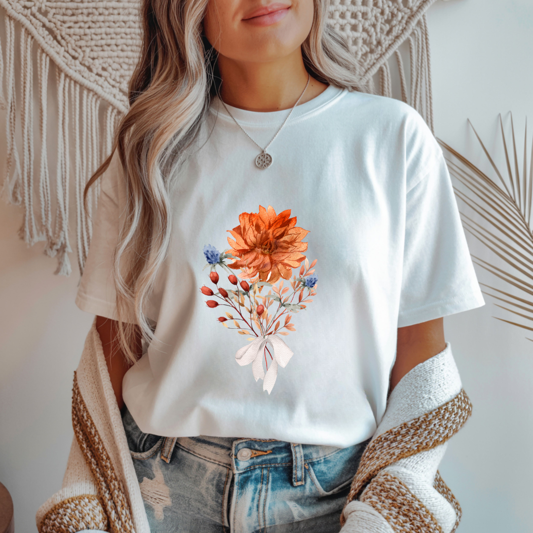 Autumn Flower Bouquet Unisex T-Shirt