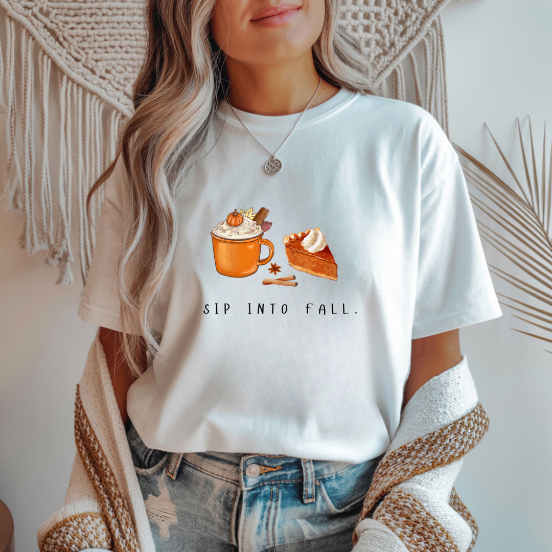 Sip into Fall Unisex T-Shirt