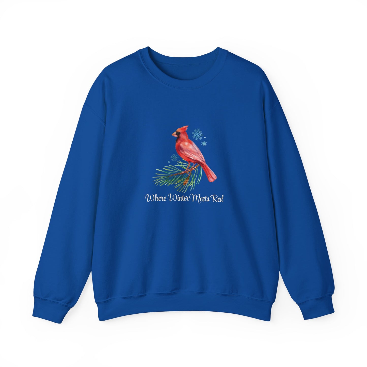 Where Winter Meets Red - Winter Unisex Crewneck™