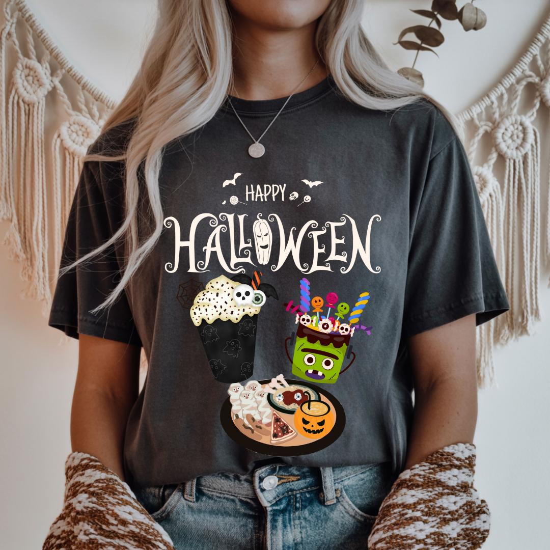 Happy Halloween Dinner - Halloween Unisex T-Shirt