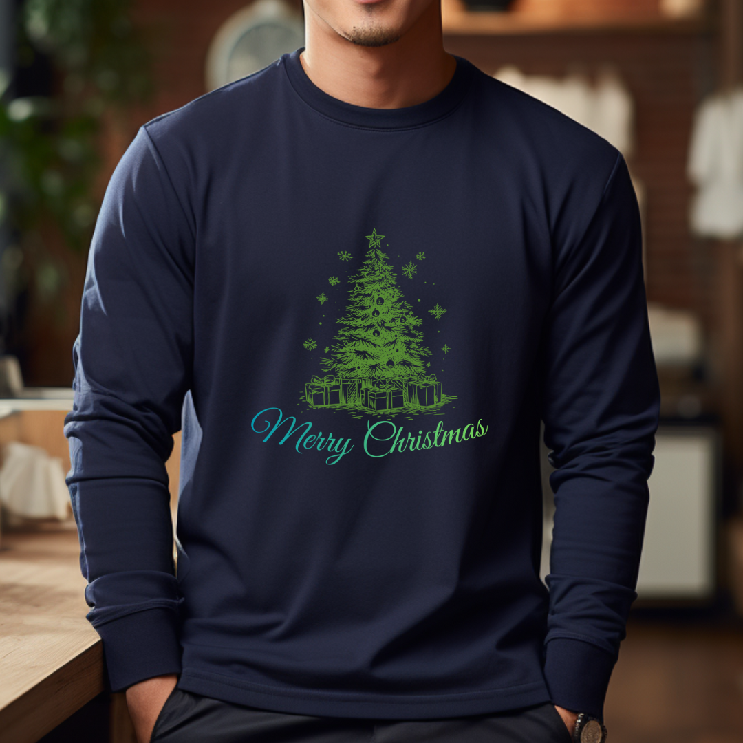 Merry Christmas - Winter Unisex Jersey Long Sleeve Tee