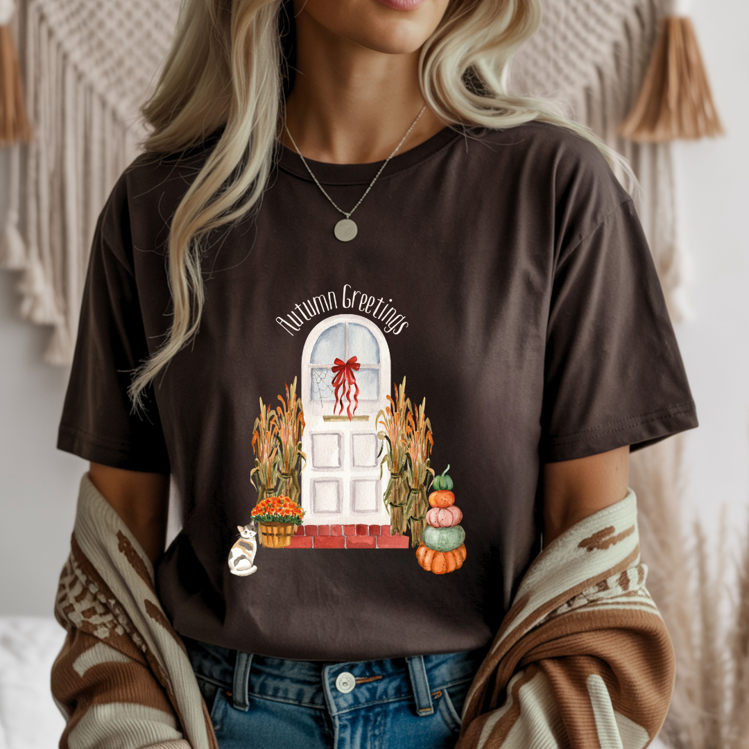 Autumn Greetings - Fall Unisex T-Shirt