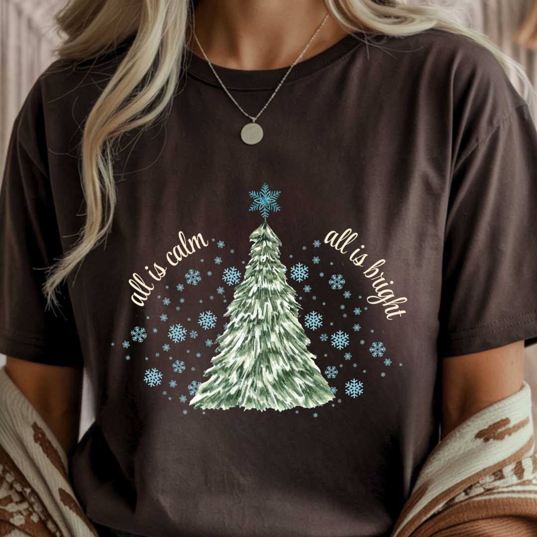 All is calm - All is bright - Winter Unisex T-Shirt
