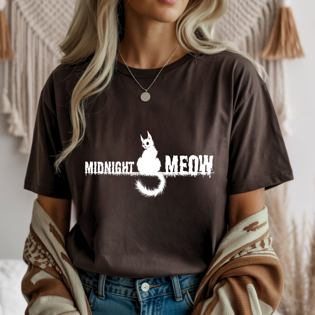 Midnight Meow Unisex T-Shirt