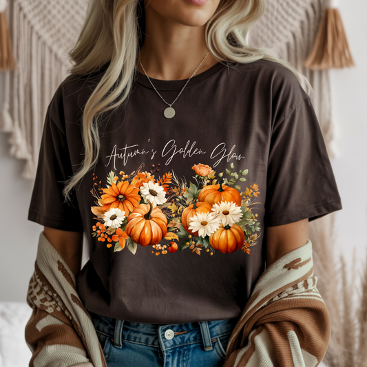 Autumn's Golden Glow - Fall Unisex T-Shirt