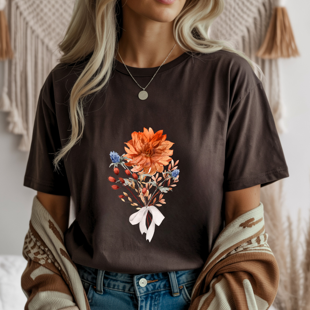 Autumn Flower Bouquet Unisex T-Shirt