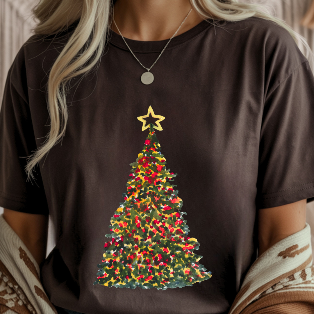 Shiny Christmas Tree - Christmas Unisex T-Shirt
