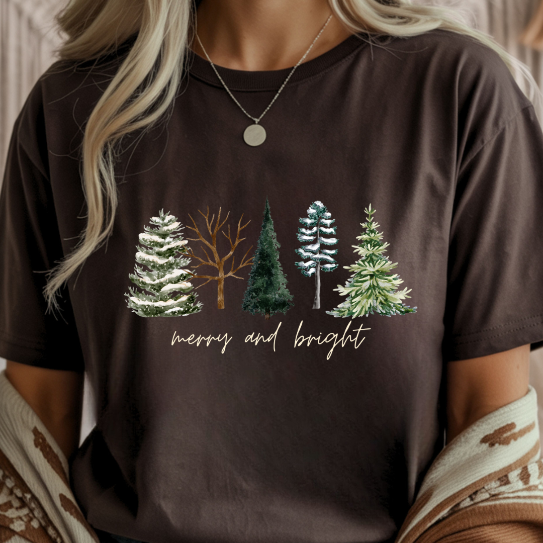 Merry and Bright - Winter Unisex T-Shirt