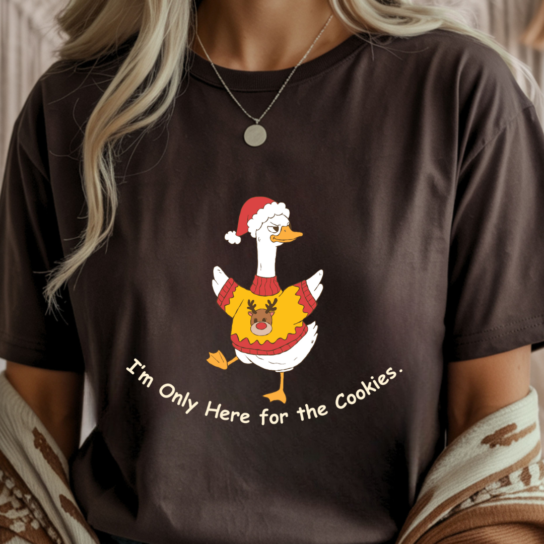 I’m Only Here for the Cookies - Christmas Unisex T-Shirt