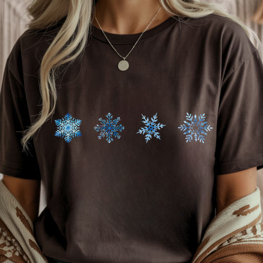 Snowflakes - Winter Unisex T-Shirt