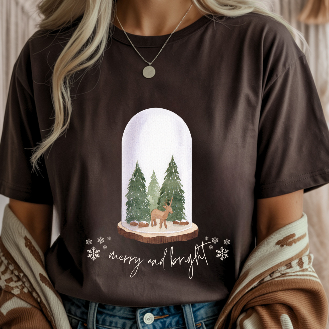 Merry & Bright - Christmas Unisex T-Shirt