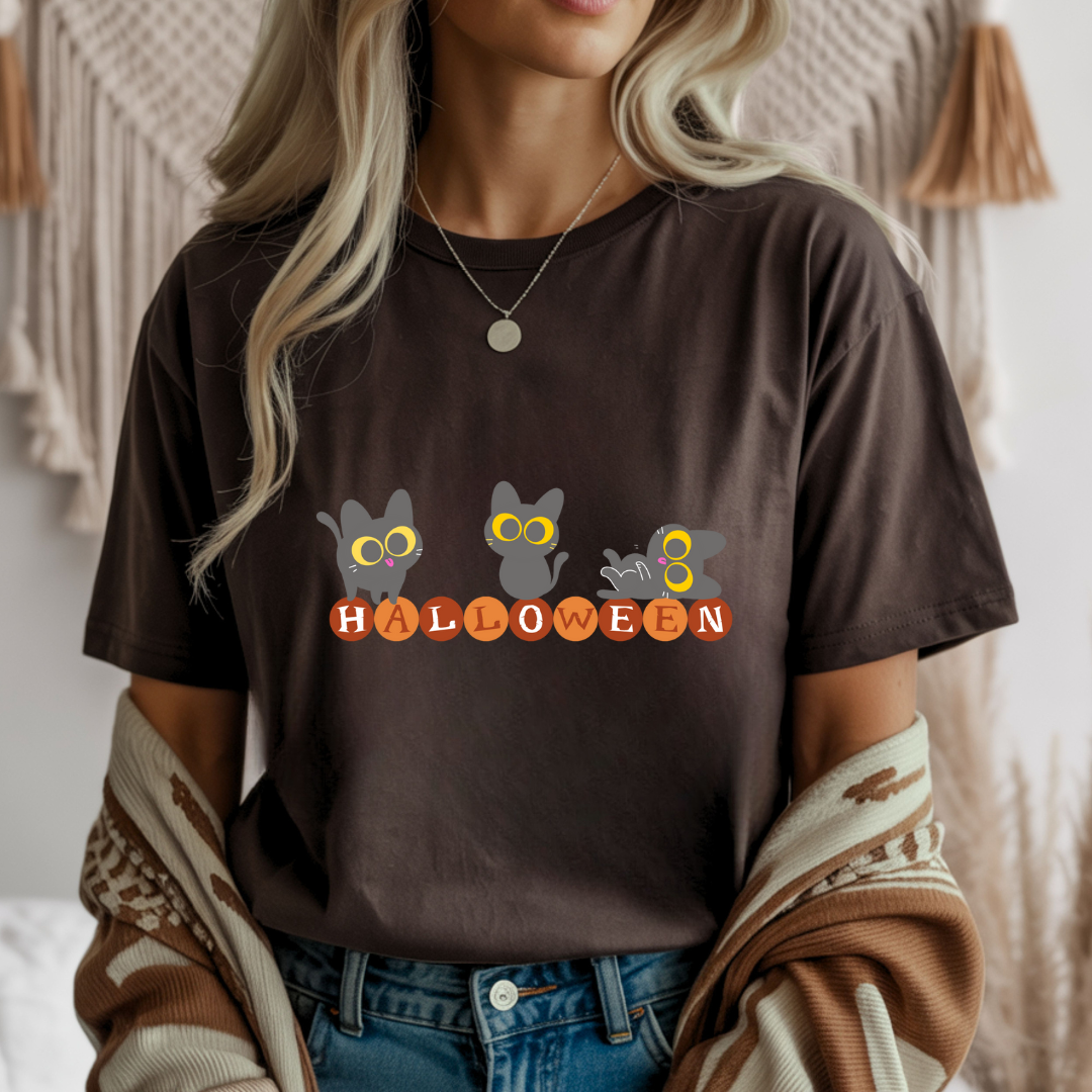 Halloween Cat Unisex T-Shirt