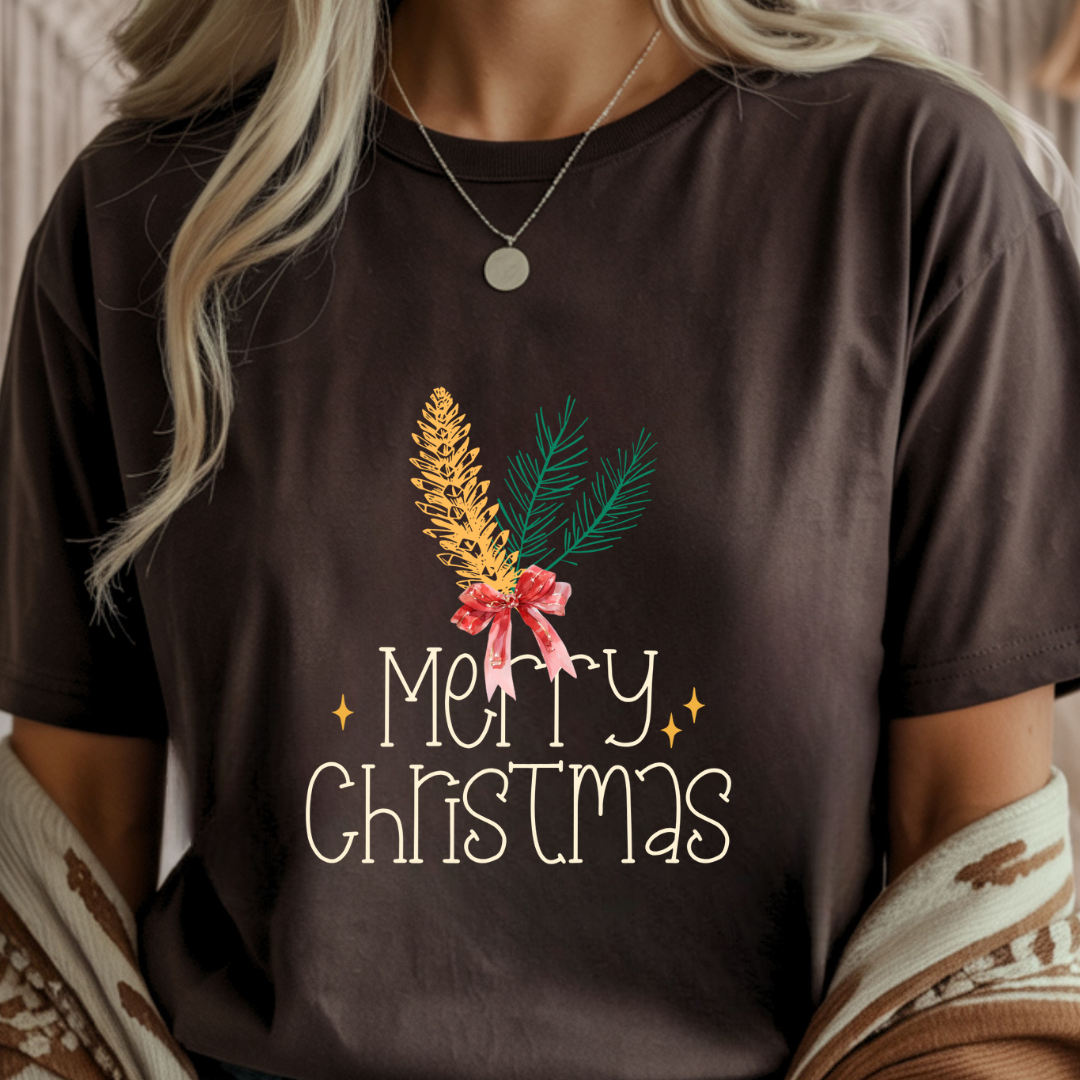 Merry Christmas Pine - Winter Unisex T-Shirt