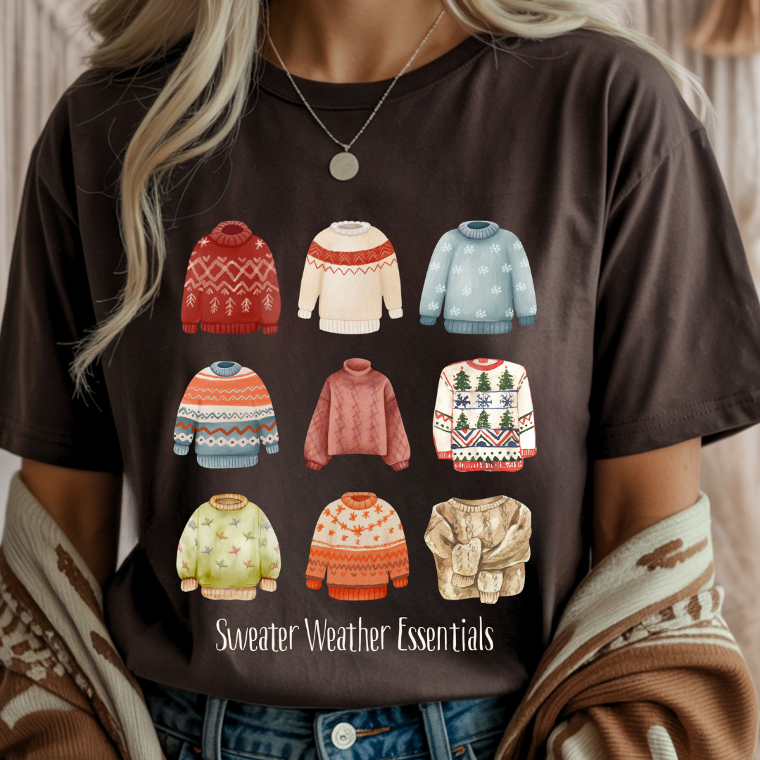 Sweater Weather Essentials - Winter Unisex T-Shirt