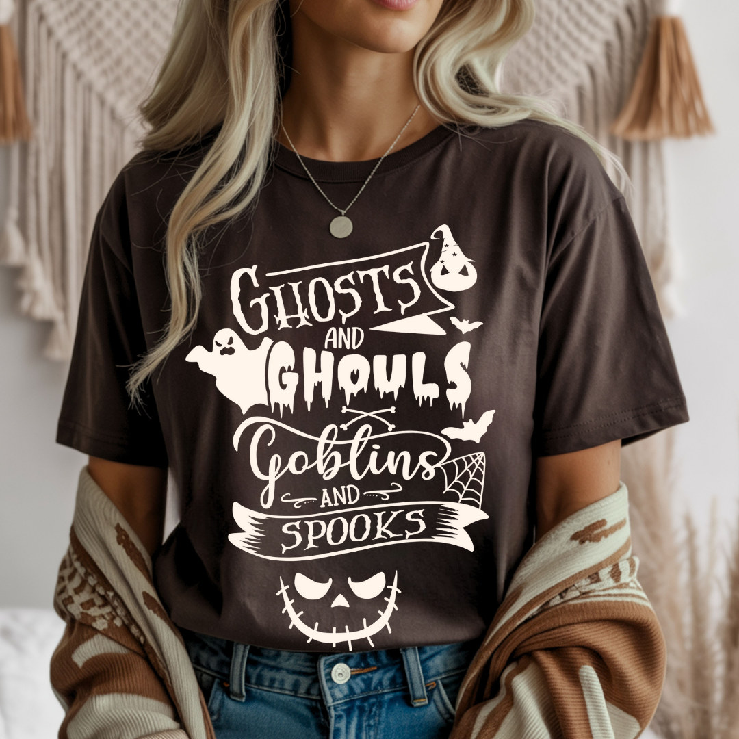 Ghosts, Ghouls - Halloween Unisex T-Shirt