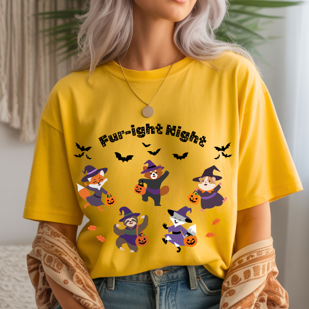 Fur-ight Night - Halloween Unisex T-Shirt