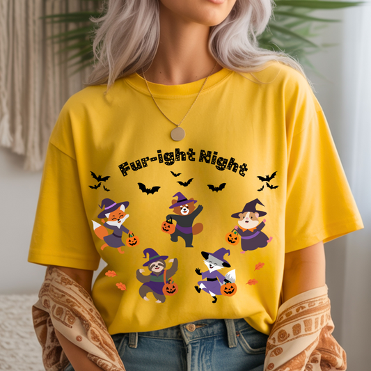 Fur-ight Night - Halloween Unisex T-Shirt