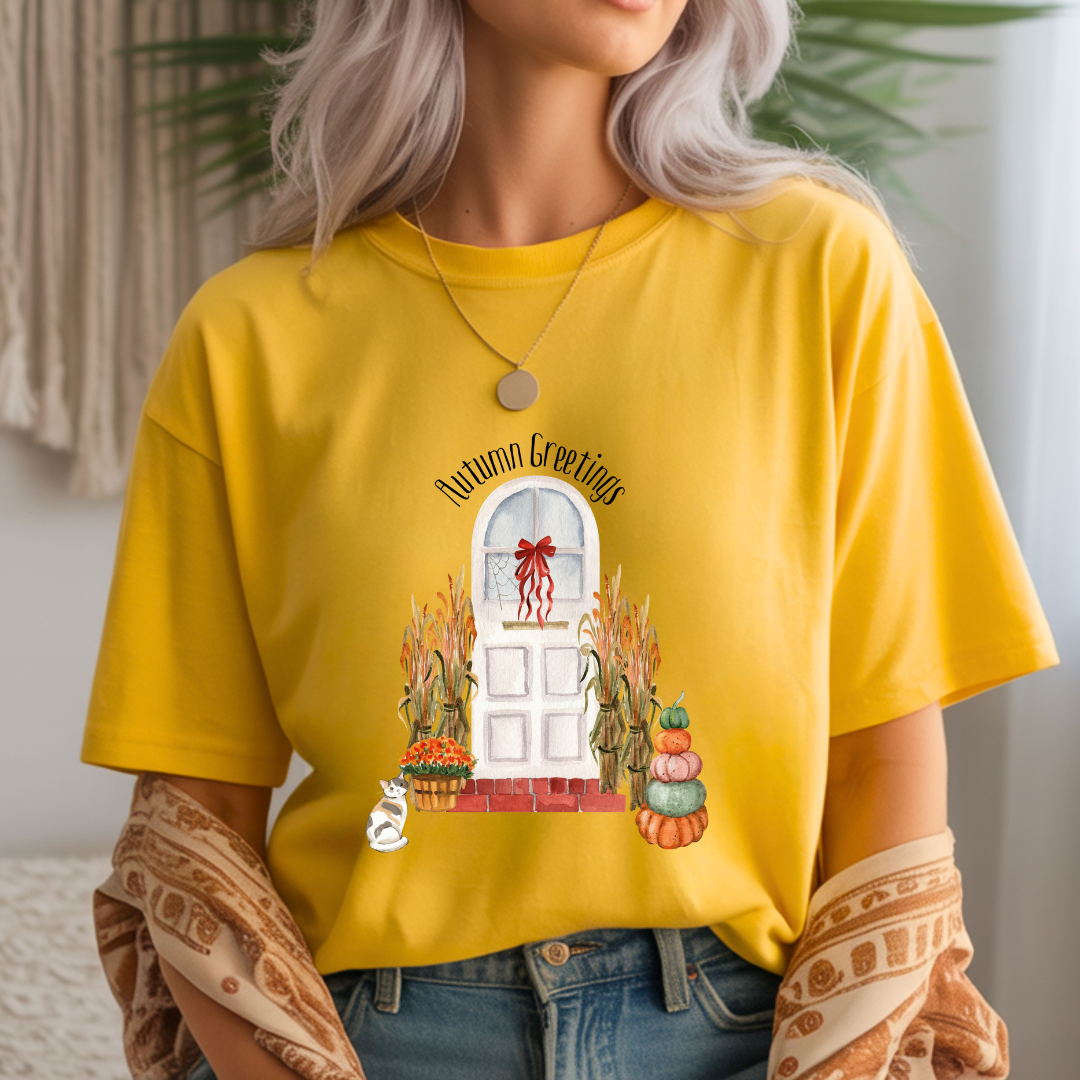 Autumn Greetings - Fall Unisex T-Shirt