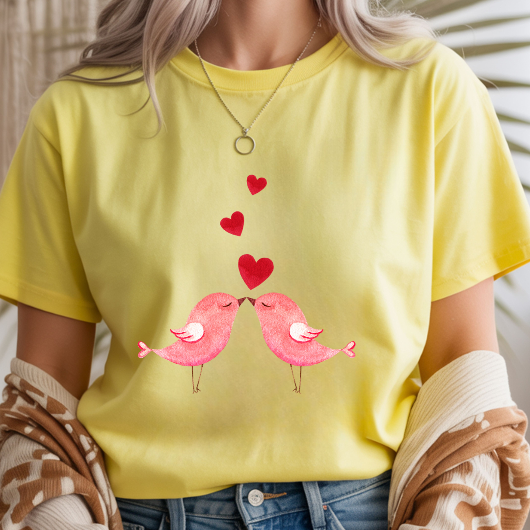 Love Birds - Valentines Day Unisex T-Shirt