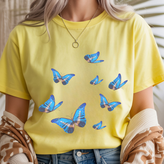 Flying Butterflies - Spring Unisex T-Shirt