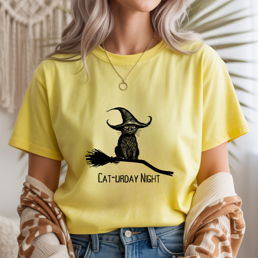 Cat-urday Night Unisex T-Shirt