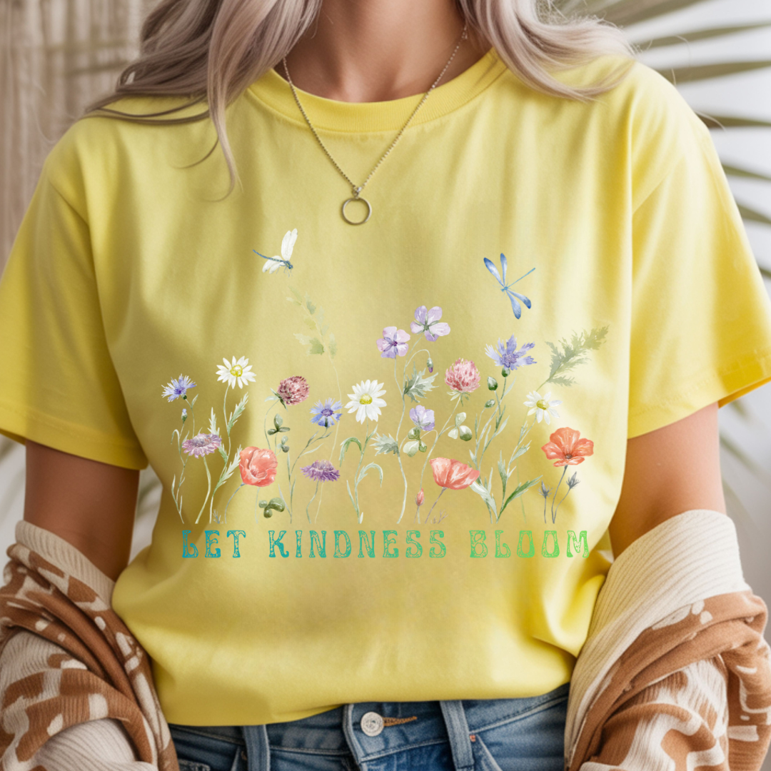 Let Kindness Bloom - Spring Unisex T-Shirt