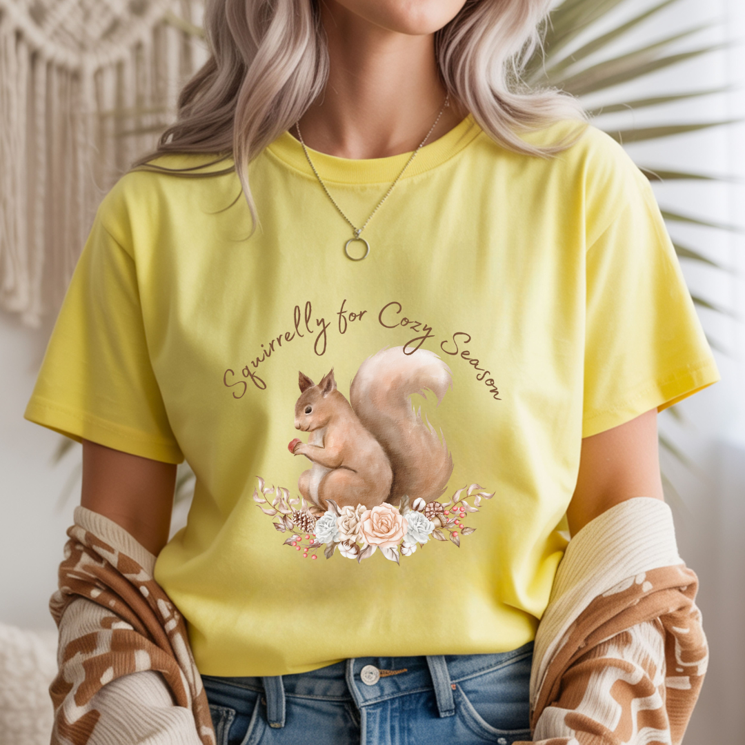 Squirrelly for Cozy Season Unisex T-Shirt