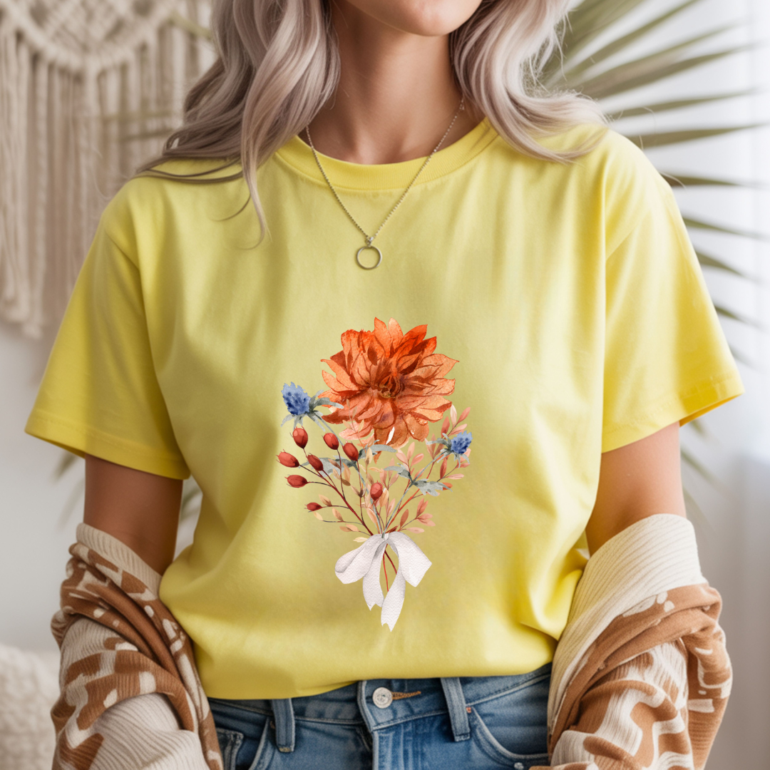 Autumn Flower Bouquet Unisex T-Shirt