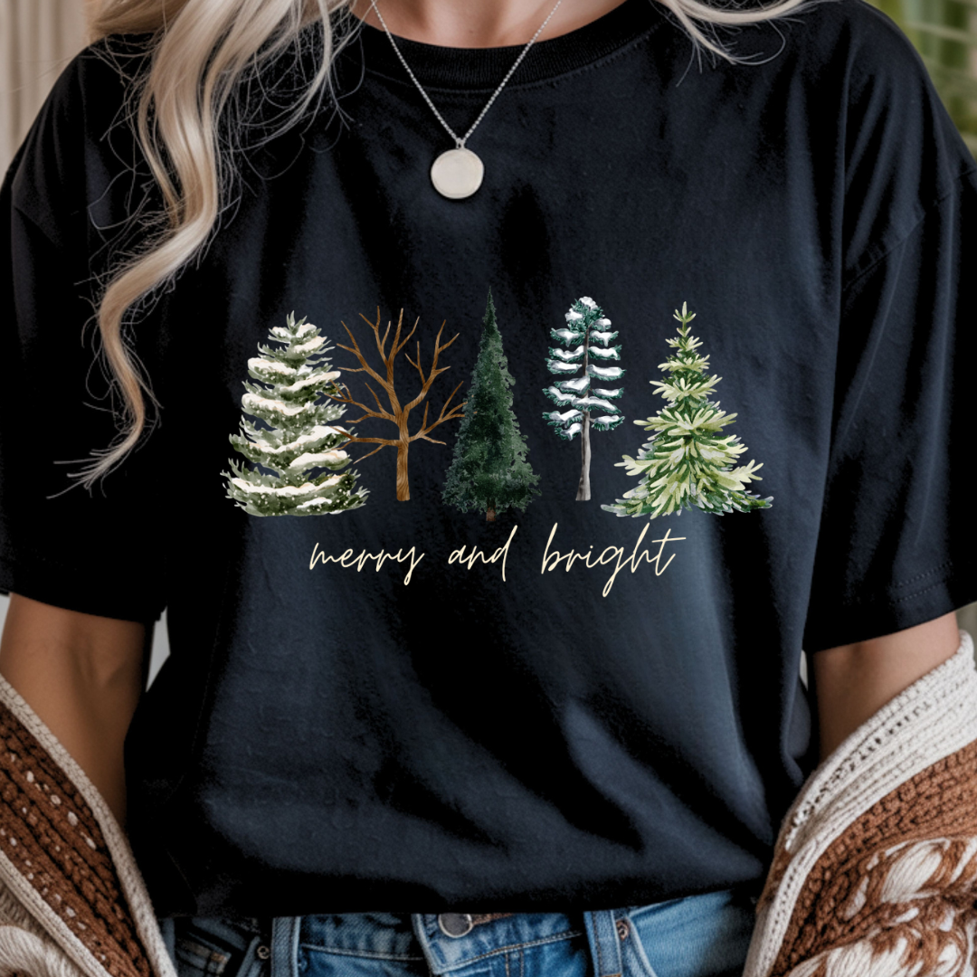 Merry and Bright - Winter Unisex T-Shirt