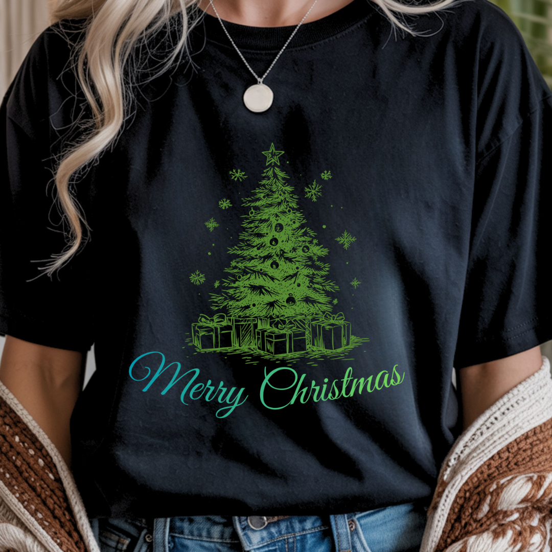 Merry Christmas Tree - Winter Unisex T-Shirt