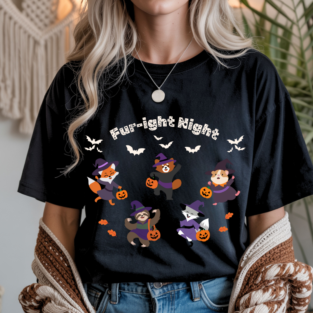 Fur-ight Night - Halloween Unisex T-Shirt
