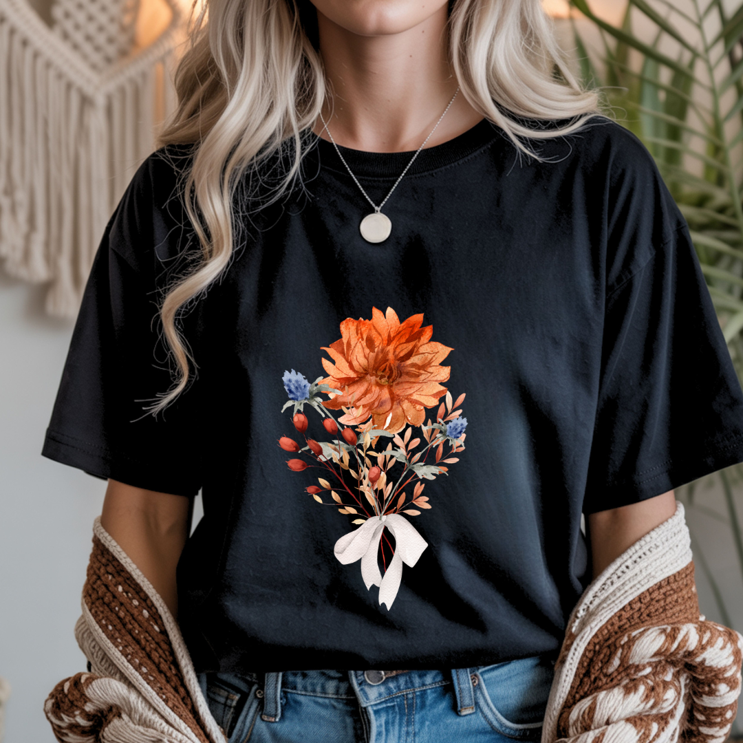 Autumn Flower Bouquet Unisex T-Shirt