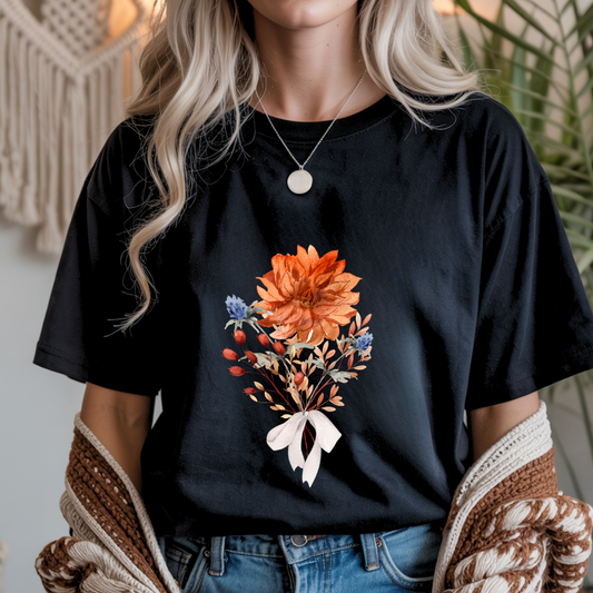 Autumn Flower Bouquet Unisex T-Shirt
