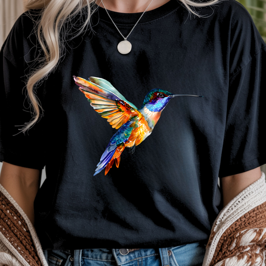 Vibrant Hummingbird - Spring Unisex T-Shirt