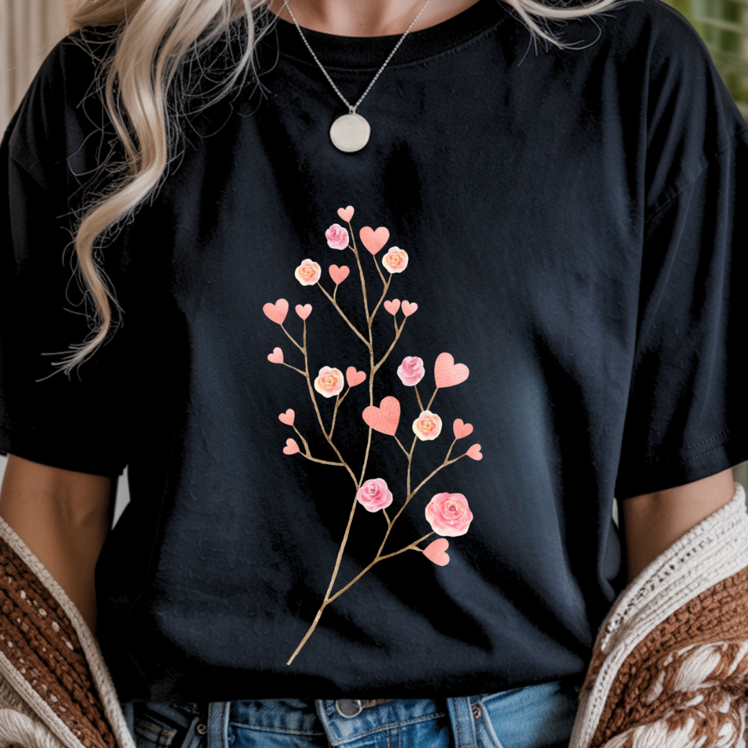Love Branch - Valentines Day Unisex T-Shirt