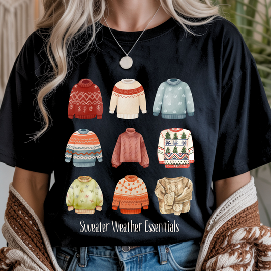 Sweater Weather Essentials - Winter Unisex T-Shirt